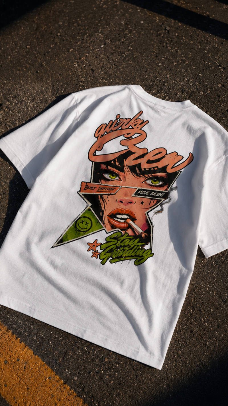 Stay Grinding Oversized Tee