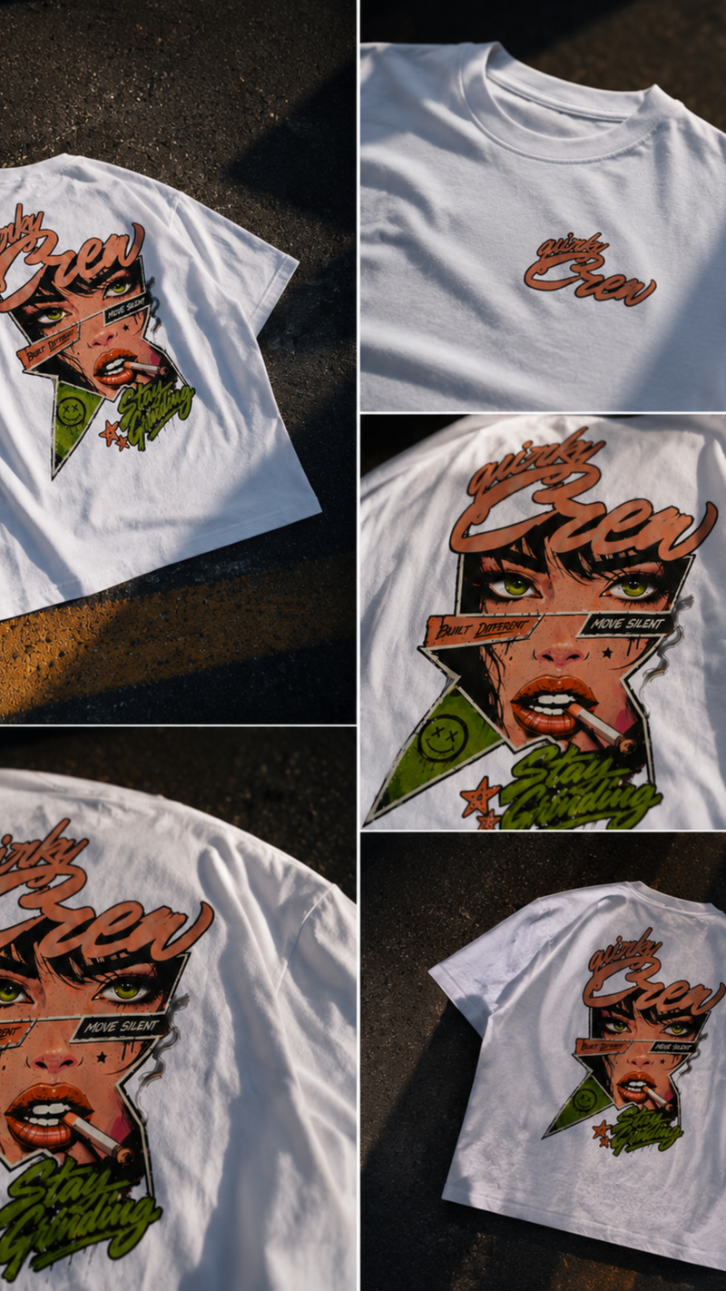 Stay Grinding Oversized Tee