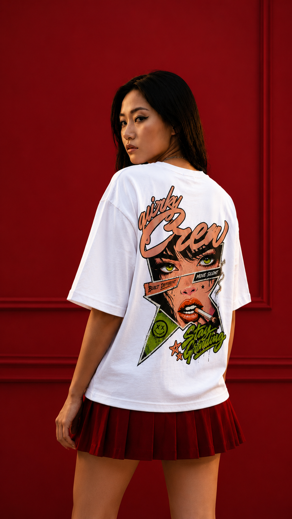 Stay Grinding Oversized Tee