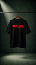 Quirky Crew “Unfiltered” Graphic Tee – Unisex Oversized Streetwear T-Shirt
