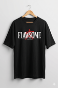 Quirky Crew “Flawsome” Graphic Tee – Unisex Oversized Streetwear T-Shirt